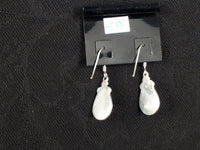 Garnet Sterling Silver Earrings (780)