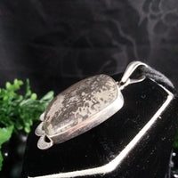 Volcanic Stone in Sterling Silver Pendant (14.4 g)