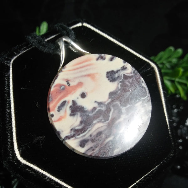 Artistic Jasper in Sterling Silver Pendant (10.4 g)