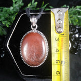 Rutilated Quartz in Sterling Silver Pendant (13.5 g)