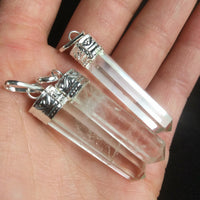 Clear Quartz Point Pendants