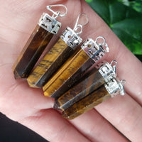 Tigers Eye Point Pendant