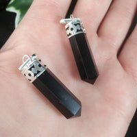 Obsidian Point Pendant