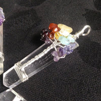 Quartz Chakra Tree Pendant