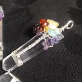 Quartz Chakra Tree Pendant