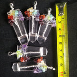 Quartz Chakra Tree Pendant