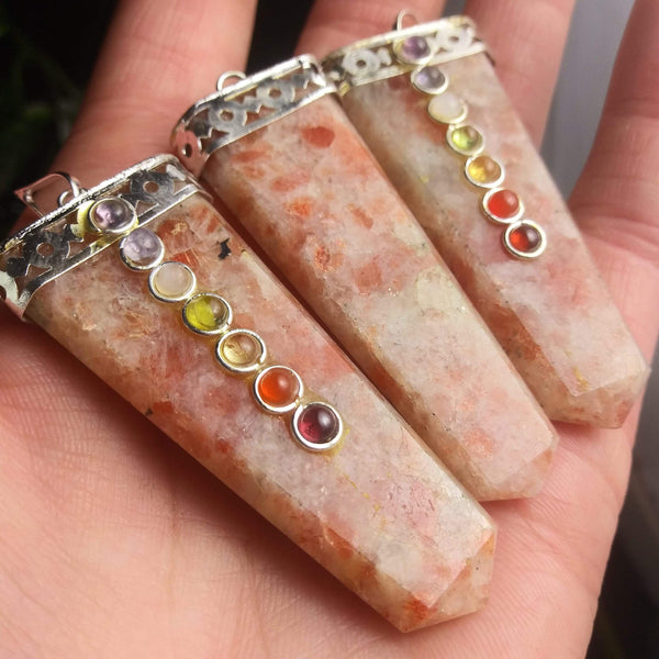 Sunstone Chakra Pendant