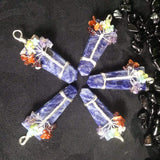 Sodalite Chakra Tree Pendant