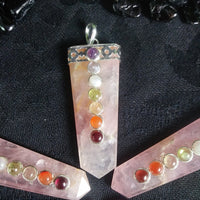 Rose Quartz Chakra Pendant