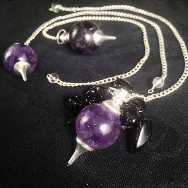 Amethyst Sphere Pendulum