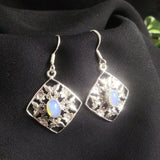 Ethiopian Opal in Sterling Silver Earrings CLOSEOUT