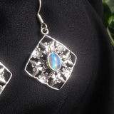 Ethiopian Opal in Sterling Silver Earrings CLOSEOUT