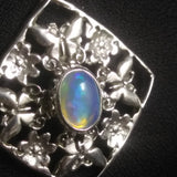 Ethiopian Opal in Sterling Silver Earrings CLOSEOUT