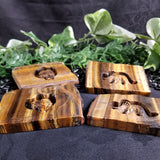 Tiger's Eye Slab Carvings (various)