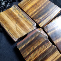 Tiger's Eye Slab Carvings (various)