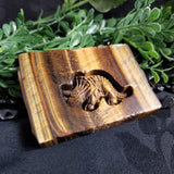 Tiger's Eye Slab Carvings (various)