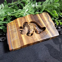 Tiger's Eye Slab Carvings (various)