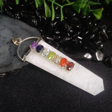 Snow Quartz Chakra Pendant