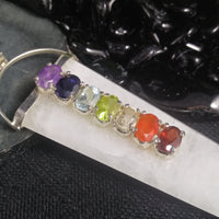 Snow Quartz Chakra Pendant