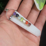 Snow Quartz Chakra Pendant
