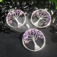 Amethyst Tree of Life Pendant