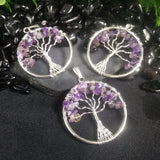 Amethyst Tree of Life Pendant