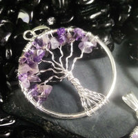 Amethyst Tree of Life Pendant