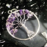 Amethyst Tree of Life Pendant