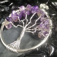Amethyst Tree of Life Pendant