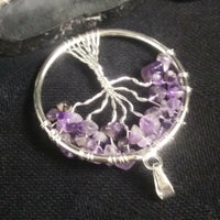 Amethyst Tree of Life Pendant