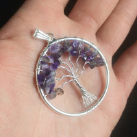 Amethyst Tree of Life Pendant
