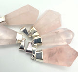 Rose Quartz Point Pendant