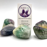 Tumbled Rainbow Fluorite