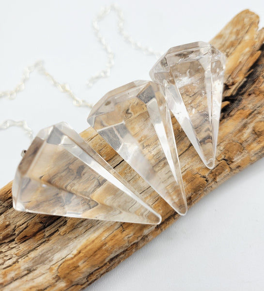 Clear Quartz Pendulum