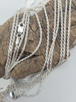 Sterling Silver Rope Chains