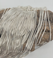 Sterling Silver Tiny Box Chains