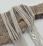 Sterling Silver Wheat Chains