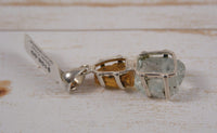 Citrine and Aquamarine Pendant