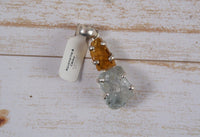 Citrine and Aquamarine Pendant