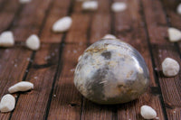 White Agate Palm Stone