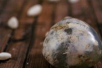 White Agate Palm Stone