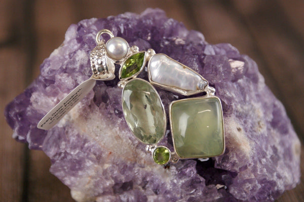 Prehnite Pendant