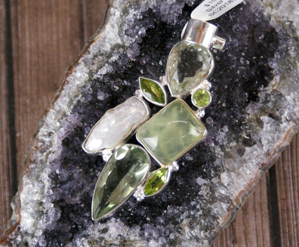 Prehnite Pendant