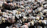 Leopardskin Jasper Chip Bead Strand