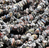 Leopardskin Jasper Chip Bead Strand