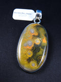 Bumblebee Jasper Sterling Silver Pendant