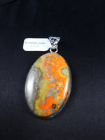 Bumblebee Jasper Sterling Silver Pendant