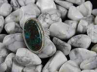 Chrysocolla Sterling Silver Ring