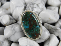Chrysocolla Sterling Silver Ring