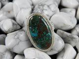 Chrysocolla Sterling Silver Ring